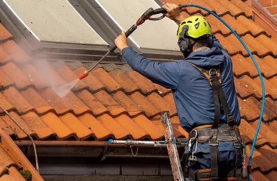 Démoussage et hydrofuge de toiture à Biol